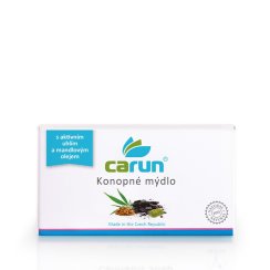 Carun Konopné mýdlo s aktivním uhlím 100 g