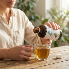Carun BIO konopný sirup s šípkem 300 ml