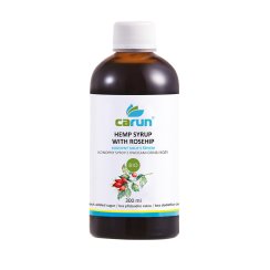 Carun BIO konopný sirup s šípkem 300 ml