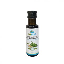 Virgin hemp oil with basil and garlic 100 ml