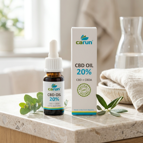 Carun Konopný olej 20% CBD + CBDA 10 ml