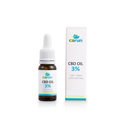 Carun Konopný olej 3% CBD + CBDA 10 ml